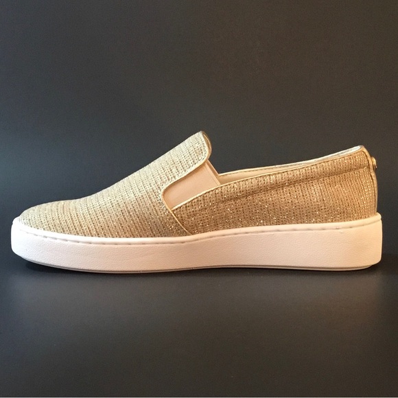 MICHAEL Michael Kors Pale Gold ‘Keaton’ Sneakers - Picture 4 of 13